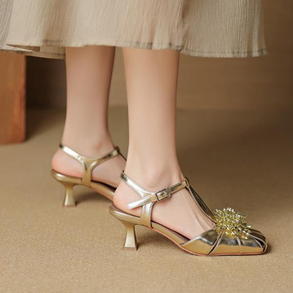 Handcrafted Genuine Leather Women's Shoes: Luxury, Elegance & Craftsmanship(EcqiHC-7928)