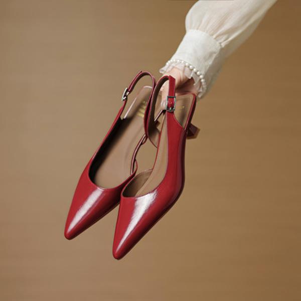 Handcrafted Luxury Leather Women's Shoes - Timeless Elegance in Every Stitch(EcqiHC-7938)