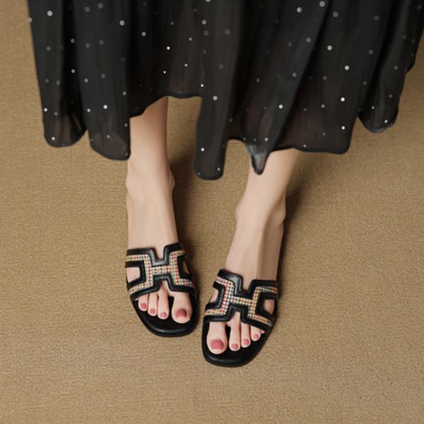 Exquisite Handmade Leather Women's Shoes: Luxury in Every Stitch(EcqiHC-7955)