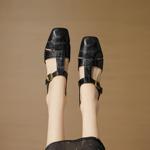 Elegant Handmade Genuine Leather Women's Shoes(EcqiH-7963)