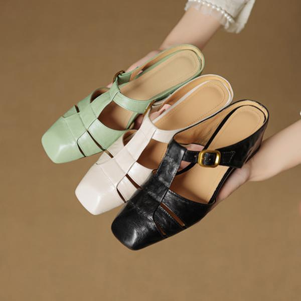 Elegant Handmade Genuine Leather Women's Shoes(EcqiH-7963)