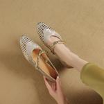 Handcrafted Genuine Leather Women's Shoes - Elegant Luxury Craftsmanship(EcqiHL-7962)