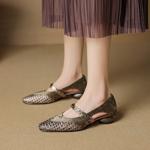 Handcrafted Genuine Leather Women's Shoes - Elegant Luxury Craftsmanship(EcqiHL-7962)