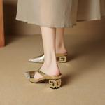 Handcrafted Luxury Leather Women's Shoes - Exquisite Quality & Elegance(EcqiHL-7950)