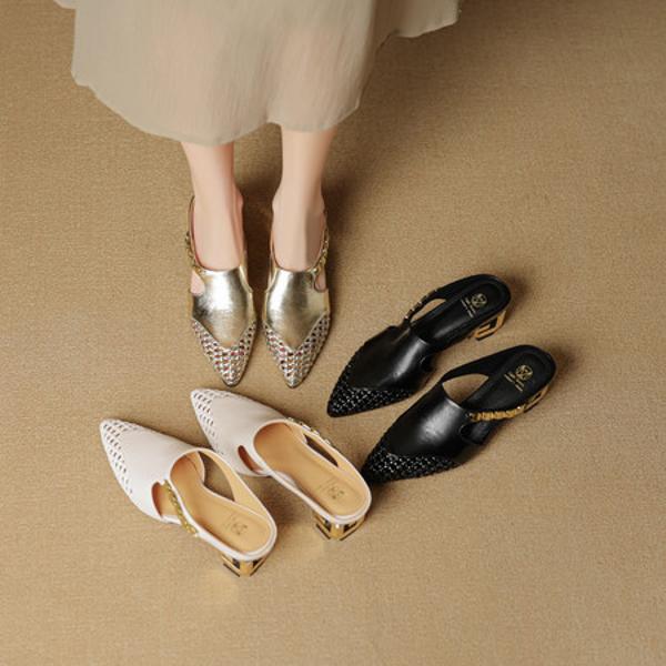 Handcrafted Luxury Leather Women's Shoes - Exquisite Quality & Elegance(EcqiHL-7950)