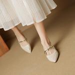 Exquisite Handcrafted Leather Women's Shoes: Luxury and Elegance Redefined(EcqiH-7992)