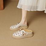 Luxury Genuine Leather Handmade Women's Shoes(EcqiH-7996)