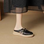 Luxury Genuine Leather Handmade Women's Shoes(EcqiH-7996)