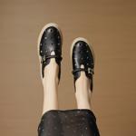 Luxury Genuine Leather Handmade Women's Shoes(EcqiH-7996)