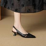 Handcrafted Luxury Leather Women's Shoes: Elegance in Every Detail(EcqiH-7995)
