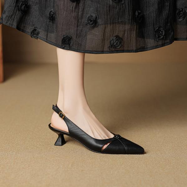 Handcrafted Luxury Leather Women's Shoes: Elegance in Every Detail(EcqiH-7995)