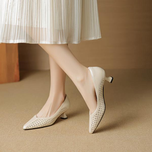 Exquisite Handcrafted Leather Women's Shoes: Luxury, Elegance, and Superior Craftsmanship(EcqiH-7925)