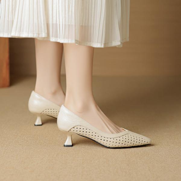 Exquisite Handcrafted Leather Women's Shoes: Luxury, Elegance, and Superior Craftsmanship(EcqiH-7925)