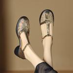 Handcrafted Luxury Genuine Leather Women's Shoes: Elegance Redefined(EcqiH-8005)