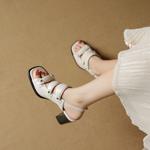 Elegance in Every Step: Handmade Leather Women’s Shoes(EcqiHC-8019)