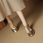 Luxurious Handcrafted Leather Women's Shoes: Exquisite Craftsmanship and Elegance(EcqiH-8008)