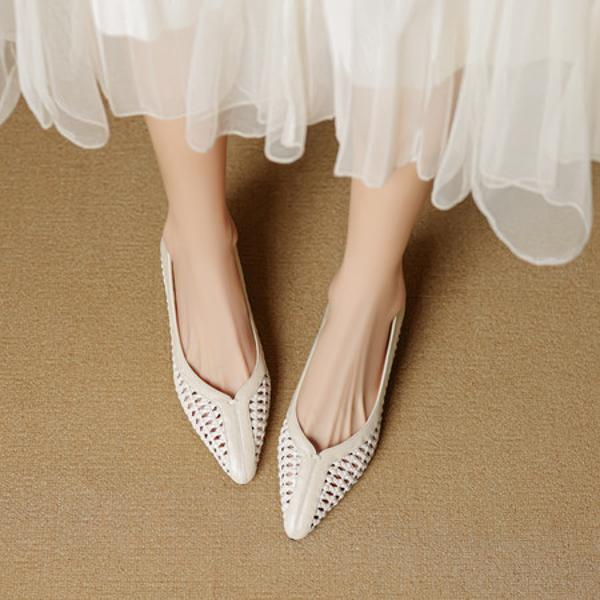 Elegant Handcrafted Genuine Leather Women’s Shoes - Luxurious Quality(EcqiH-8012)