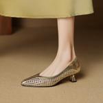 Elegant Handcrafted Genuine Leather Women’s Shoes - Luxurious Quality(EcqiH-8012)