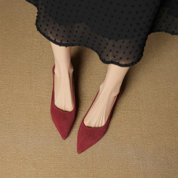 Handcrafted Luxury Leather Women's Shoes with Exquisite Elegance(EcqiHC-8026)