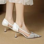 Handcrafted Luxury Leather Women's Shoes for Elegance(EcqiHC-8025)