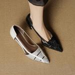 Handcrafted Luxury Leather Women's Shoes for Elegance(EcqiHC-8025)