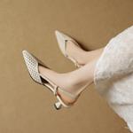 Handcrafted Genuine Leather Women's Shoes – Elegant Luxury Craftsmanship(EcqiH-8022)