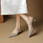 Handcrafted Luxury Leather Women's Shoes(EcqiH-8020)