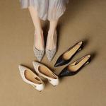 Handcrafted Genuine Leather Women's Shoes - Elegant, Luxurious Quality Craftsmanship(EcqiH-8028)