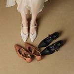 Exquisite Handcrafted Leather Women's Shoes: Luxury and Elegance(EcqiHL-8032)