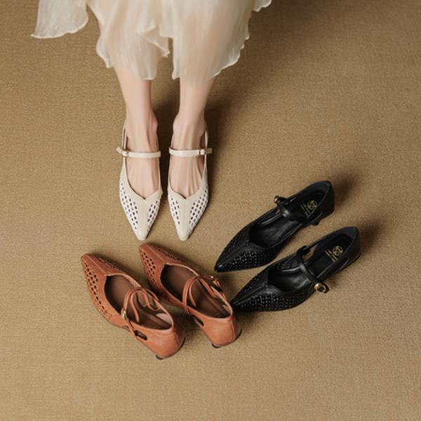 Exquisite Handcrafted Leather Women's Shoes: Luxury and Elegance(EcqiHL-8032)