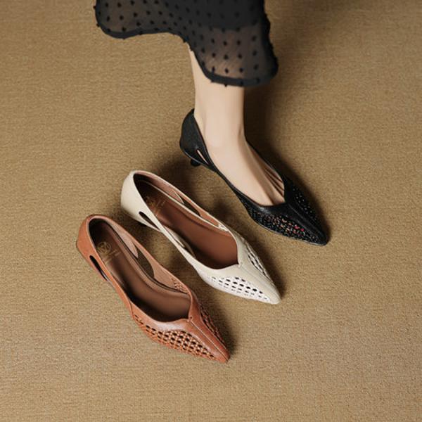 Exquisite Handcrafted Leather Women's Shoes: Luxury and Elegance(EcqiHL-8032)