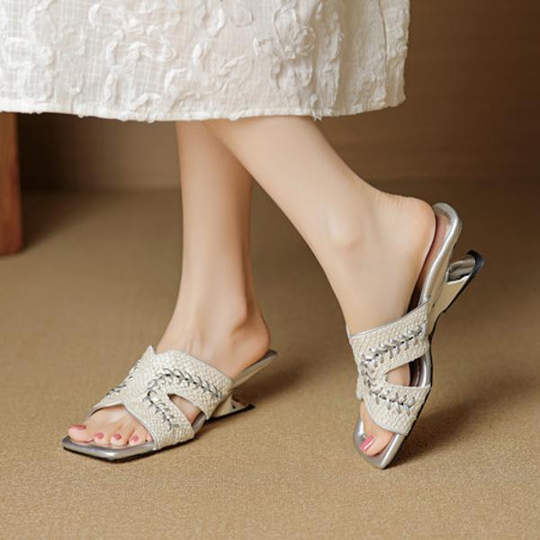 Exquisite Handmade Leather Women's Shoes: High-End Elegance Redefined(EcqiHC-8036)