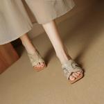 Exquisite Handmade Leather Women's Shoes: High-End Elegance Redefined(EcqiHC-8036)