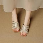 Exquisite Handmade Leather Women's Shoes: High-End Elegance Redefined(EcqiHC-8036)