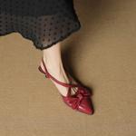 Elegant Handcrafted Genuine Leather Women's Shoes(EcqiHL-8049)