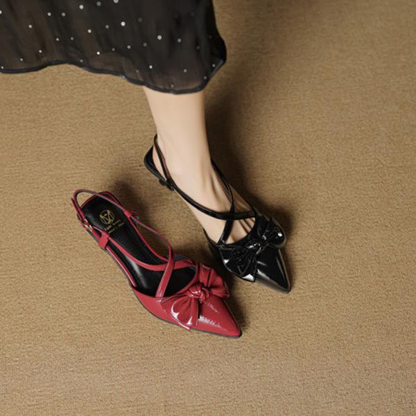 Elegant Handcrafted Genuine Leather Women's Shoes(EcqiHL-8049)