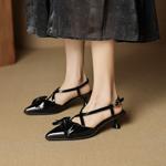 Elegant Handcrafted Genuine Leather Women's Shoes(EcqiHL-8049)