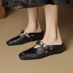 Handcrafted Luxurious Genuine Leather Women’s Shoes: Elegant Artistry & Quality(EcqiH-8052)