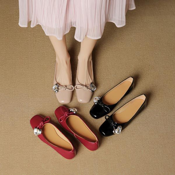 Luxury Handcrafted Leather Shoes for Elegant Women(EcqiHY-8050)