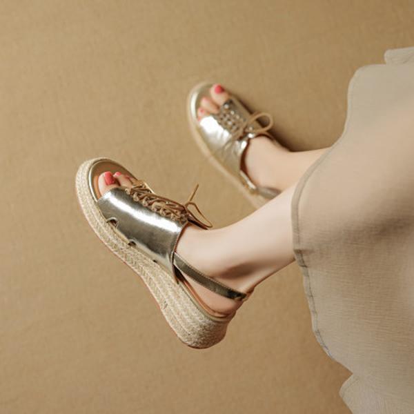 Luxury Handcrafted Leather Women's Shoes Elegance(EcqiH-8062)