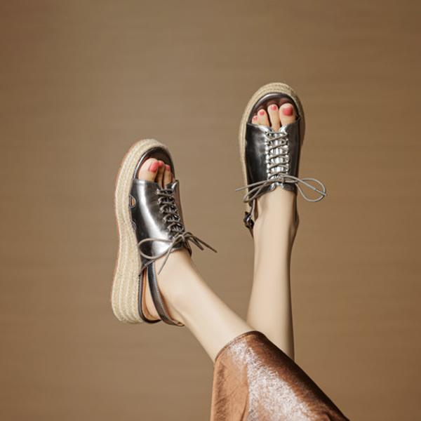 Luxury Handcrafted Leather Women's Shoes Elegance(EcqiH-8062)