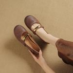 Handcrafted Leather Women's Shoes: Luxurious Elegance & Craftsmanship(EcqiH-8060)