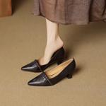 Luxury Handcrafted Leather Women's Shoes: Exquisite Craftsmanship & Timeless Elegance(EcqiH-8075)