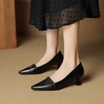 Luxury Handcrafted Leather Women's Shoes: Exquisite Craftsmanship & Timeless Elegance(EcqiH-8075)