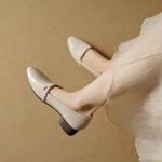 Handcrafted Luxury Leather Woman's Shoes(EcqiH-8078)