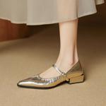 Handcrafted Luxury Leather Women's Shoes: Exquisite Quality and Elegant Design(EcqiHL-8069)