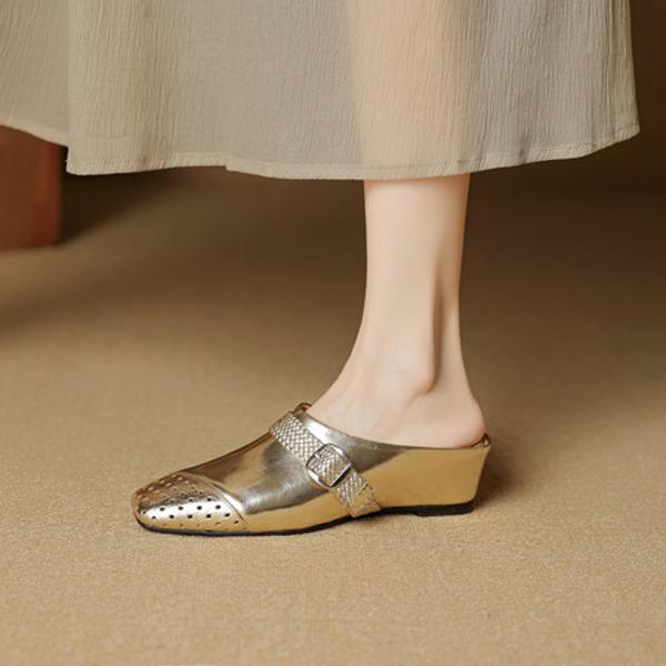 Handcrafted Luxury Leather Women's Shoes: Elegance Meets Quality(EcqiH-8065)