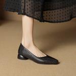 Handcrafted Genuine Leather Women's Shoes: Luxury, Elegance, and Craftsmanship(EcqiHC-8085)