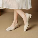 Handcrafted Genuine Leather Women's Shoes: Luxury, Elegance, and Craftsmanship(EcqiHC-8085)