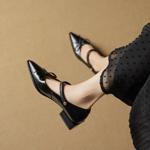 Luxurious Handcrafted Leather Women's Shoes: Exquisite Craftsmanship & Elegance(EcqiHL-8070)